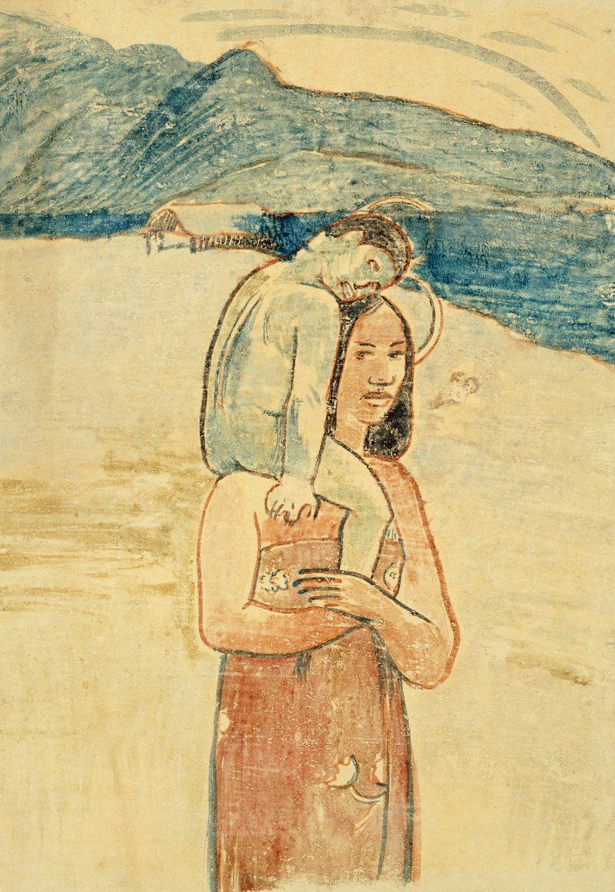 Üdvözöllek Maria, 1894 körül (litho) alkotó: Paul Gauguin