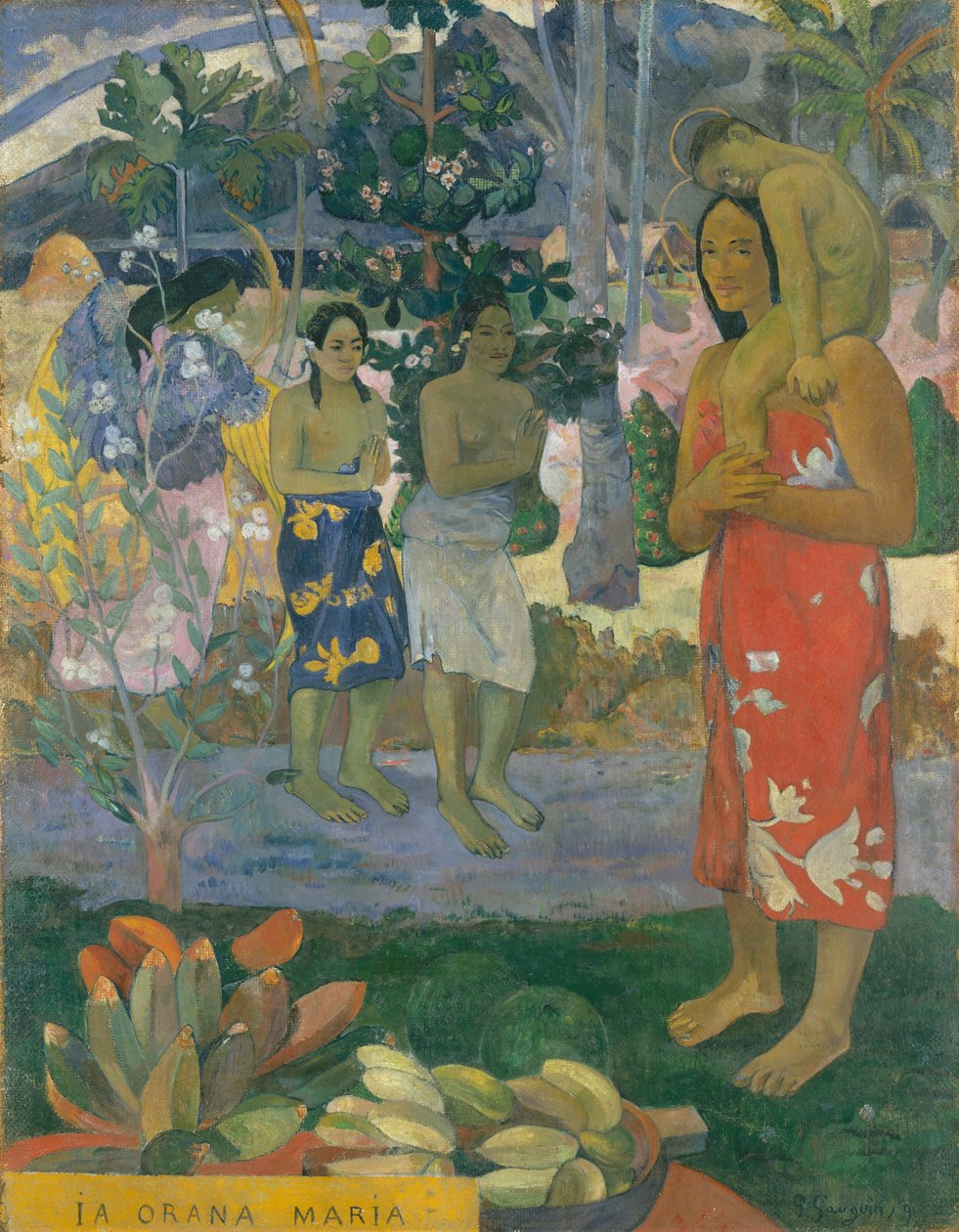 Üdvözlégy Mária alkotó: Paul Gauguin