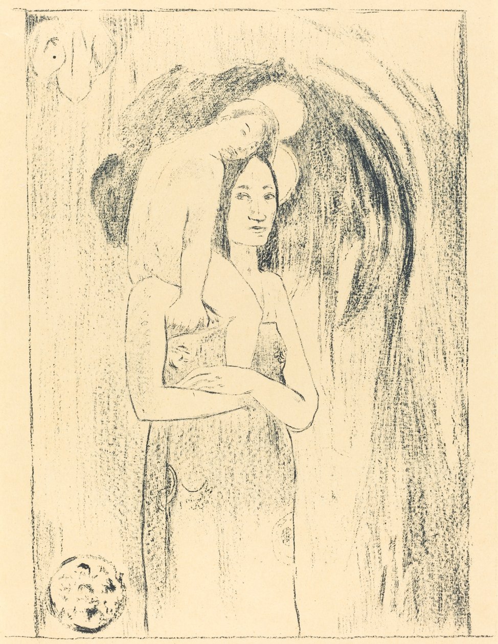 Ia Orana Maria (Üdvözlünk, Mary) alkotó: Paul Gauguin