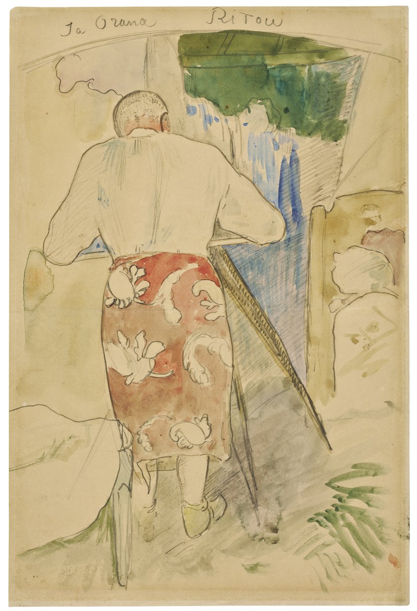 I Orana Ritou, 1891-94 körül alkotó: Paul Gauguin