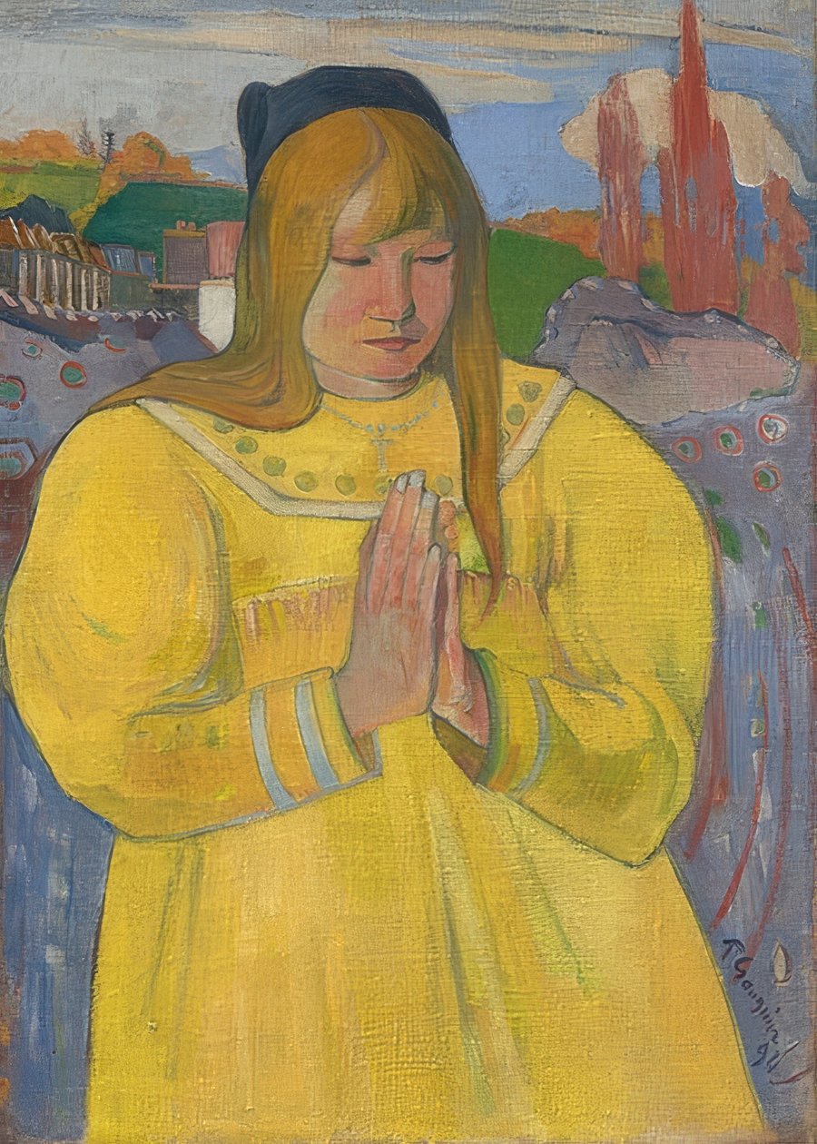 Fiatal keresztény lány. 1984 alkotó: Paul Gauguin