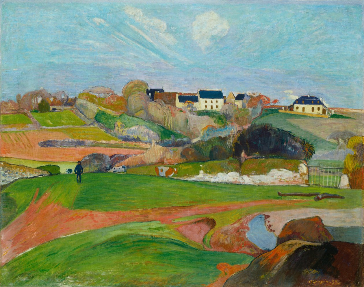 Táj Le Poulduban, 1890. alkotó: Paul Gauguin