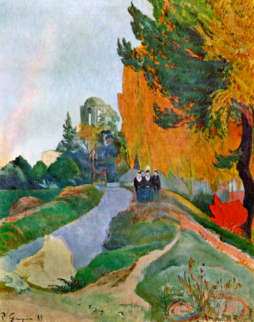 Táj Arles-ban az Alyscamps közelében, 1888 1939. alkotó: Paul Gauguin