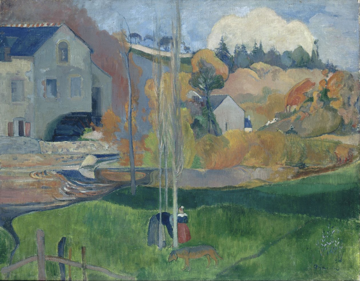 Táj Bretagne-ban. A David malom alkotó: Paul Gauguin