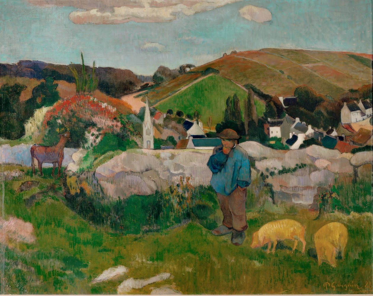 Vidék Bretagne-ban alkotó: Paul Gauguin