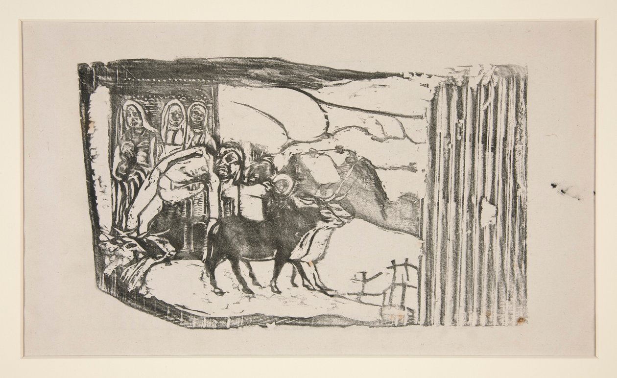 Le Calvaire Breton [Útszéli szentély Bretagne-ban] alkotó: Paul Gauguin