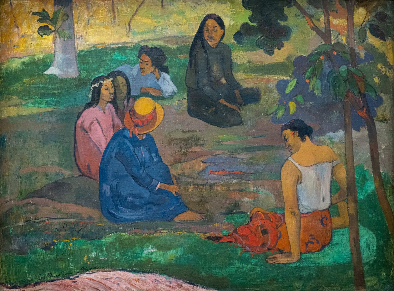 Les Parau Parau (beszélgetés) alkotó: Paul Gauguin