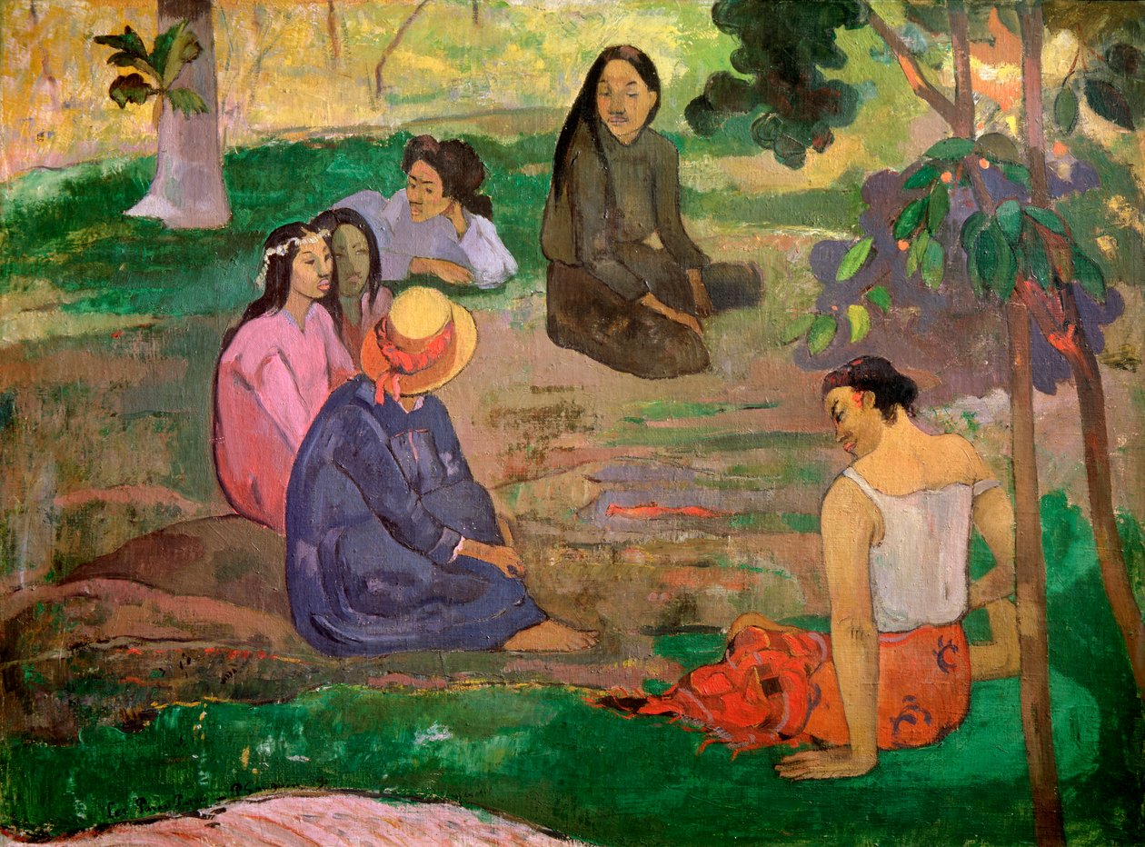 A beszélgetés szavai, 1891 alkotó: Paul Gauguin