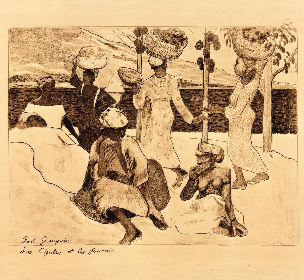 Kabócák és hangyák alkotó: Paul Gauguin