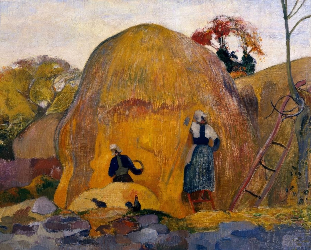 A sárga malomkövek vagy a szőke aratás alkotó: Paul Gauguin