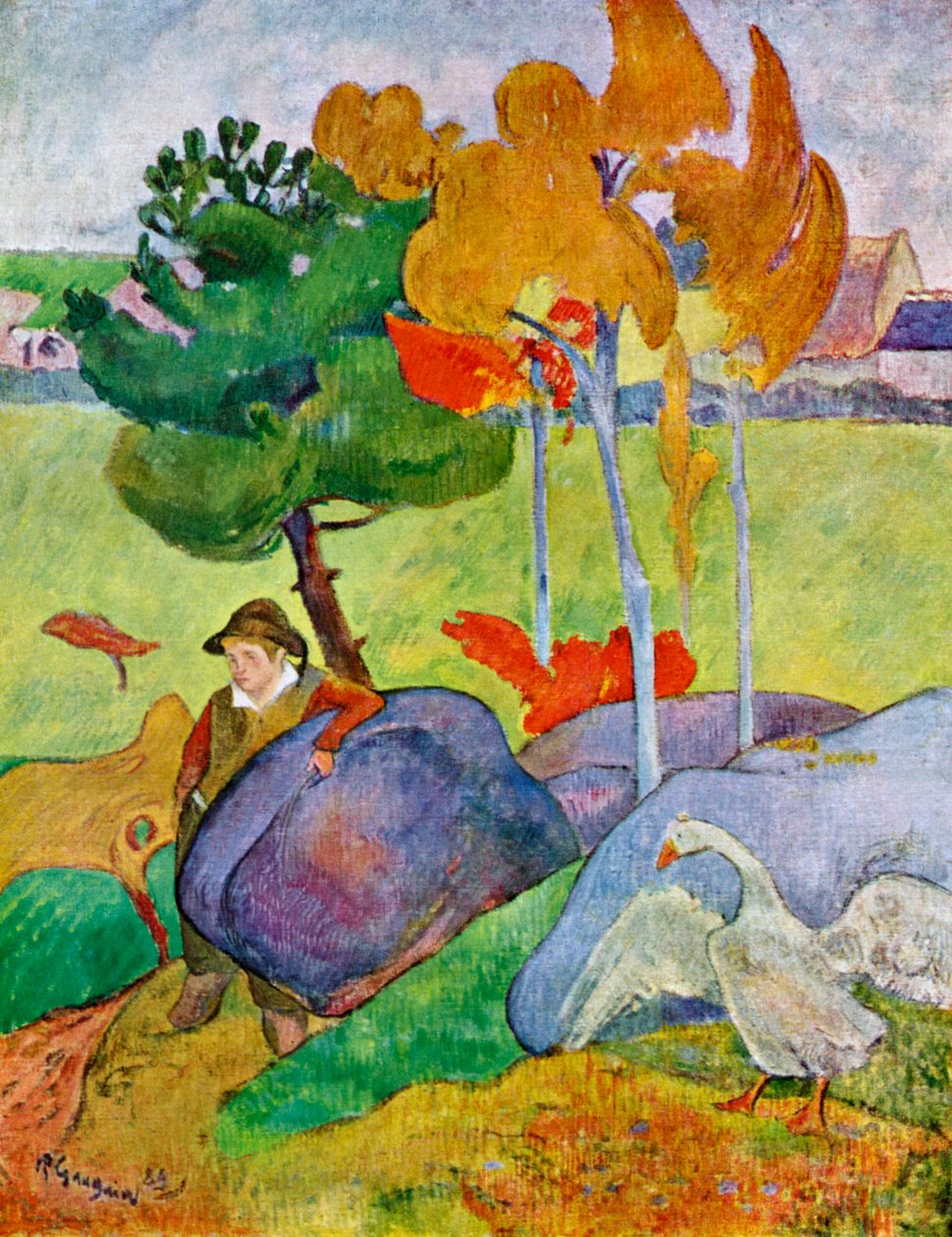 Kis breton fiú libával, 1889 1939. alkotó: Paul Gauguin