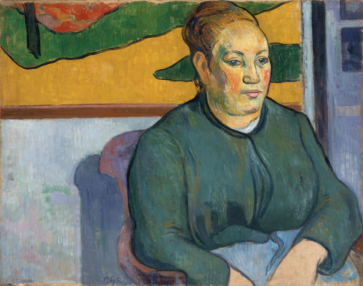 Madame Roulin, 1888 november (olaj, vászon) alkotó: Paul Gauguin
