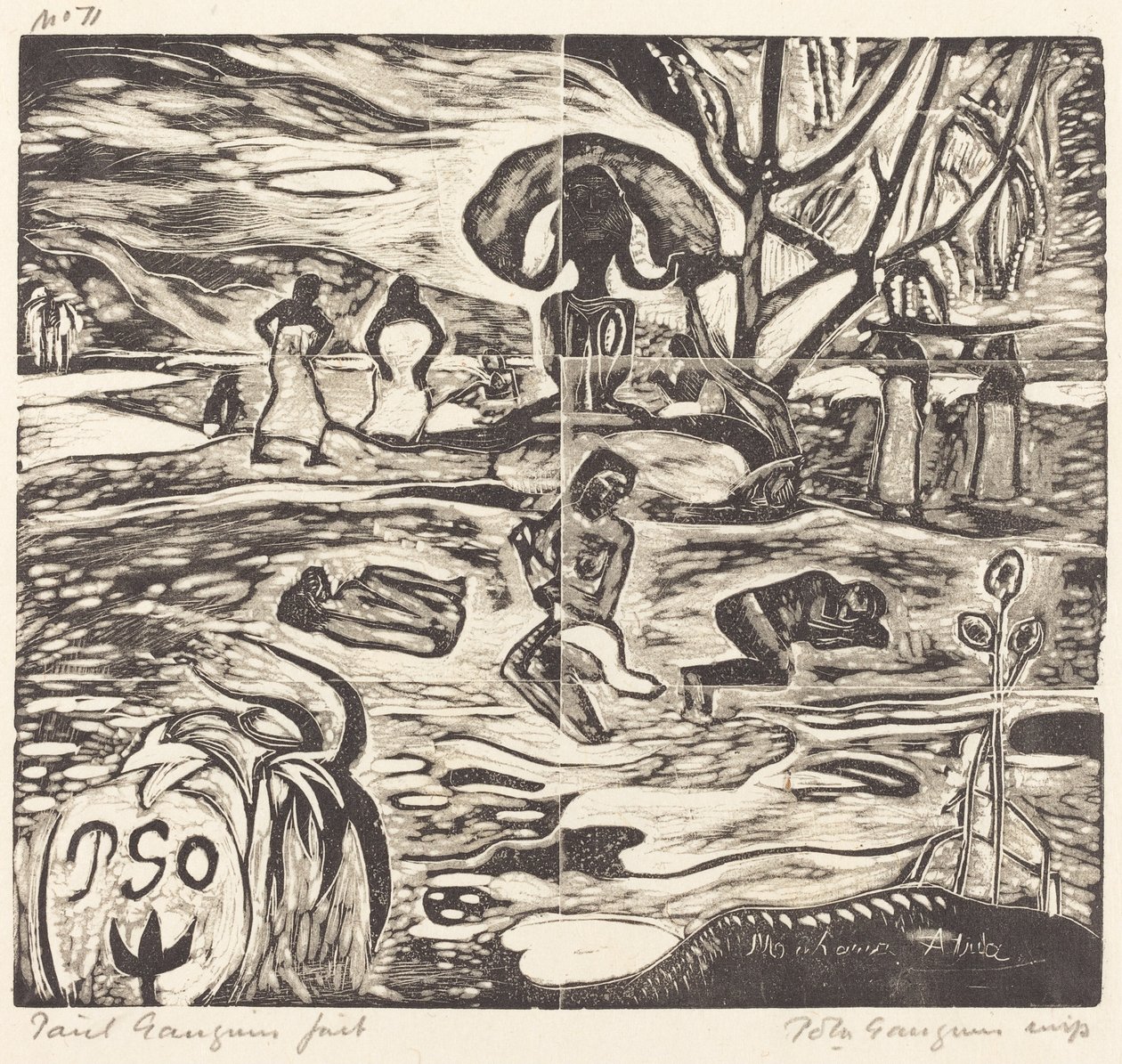 Mahana Atua (Az istenek tápláléka) alkotó: Paul Gauguin