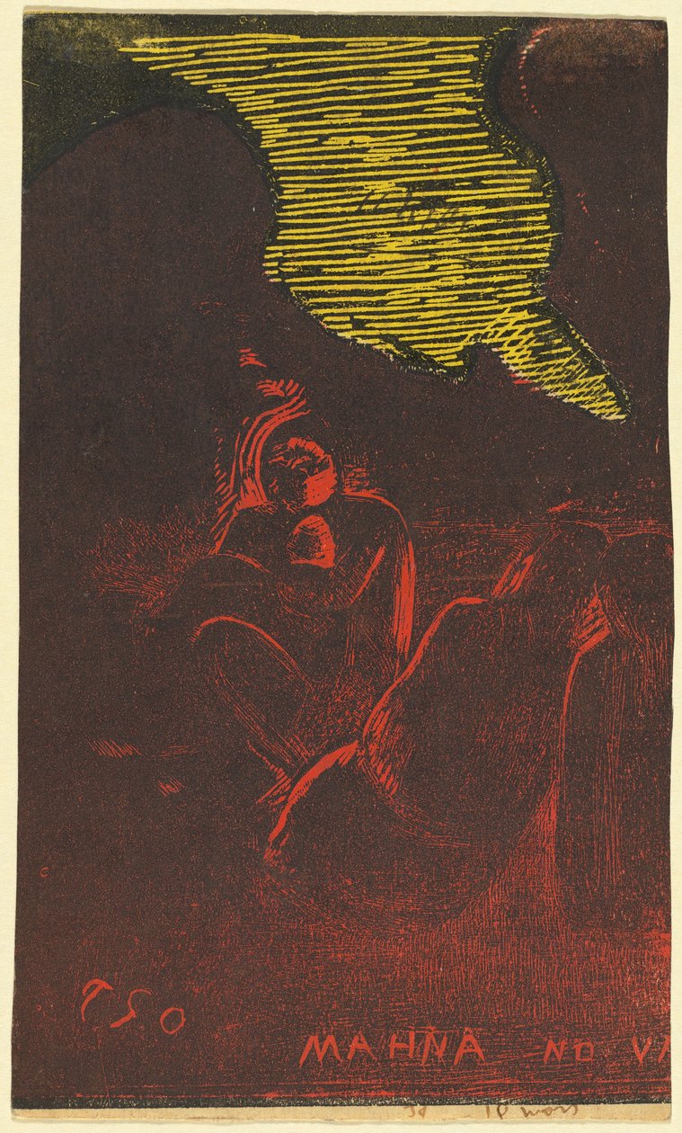 Mahna no Varua Ino (A démon beszél) [verso] alkotó: Paul Gauguin