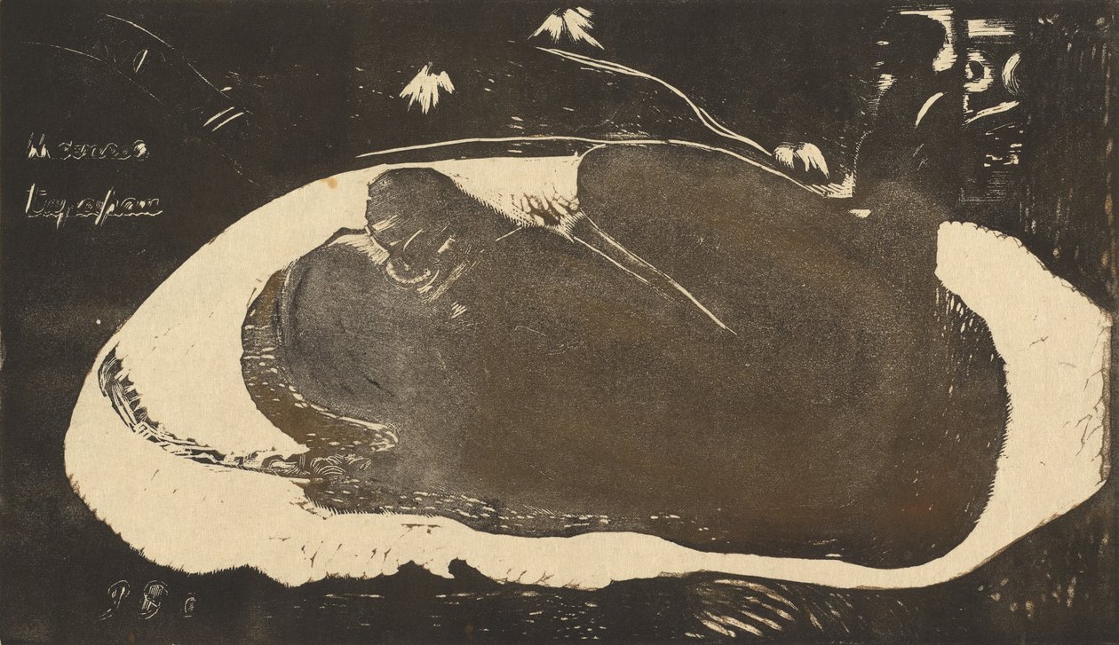 Manao Tupapau Szellem kísérti, 1893-1894. alkotó: Paul Gauguin