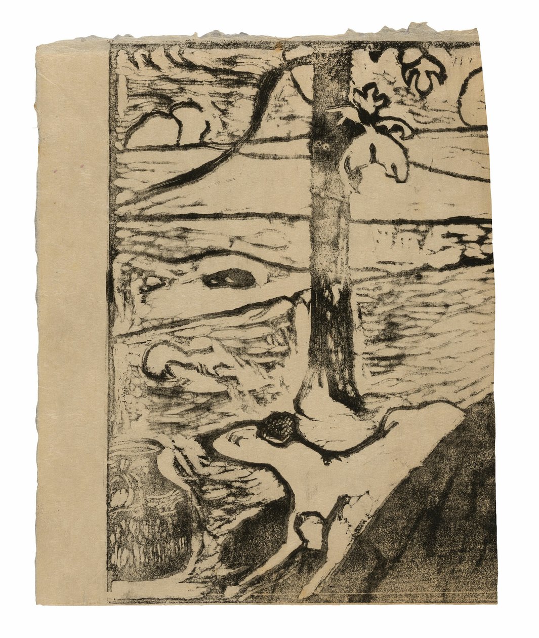 Manao tupapau (A szellemre gondol vagy a szellem gondol rá) alkotó: Paul Gauguin