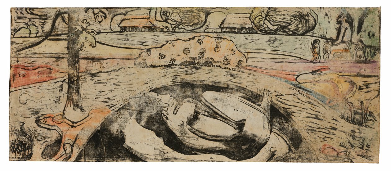 Manao tupapau (A szellemre gondol vagy A szellem gondol rá) alkotó: Paul Gauguin