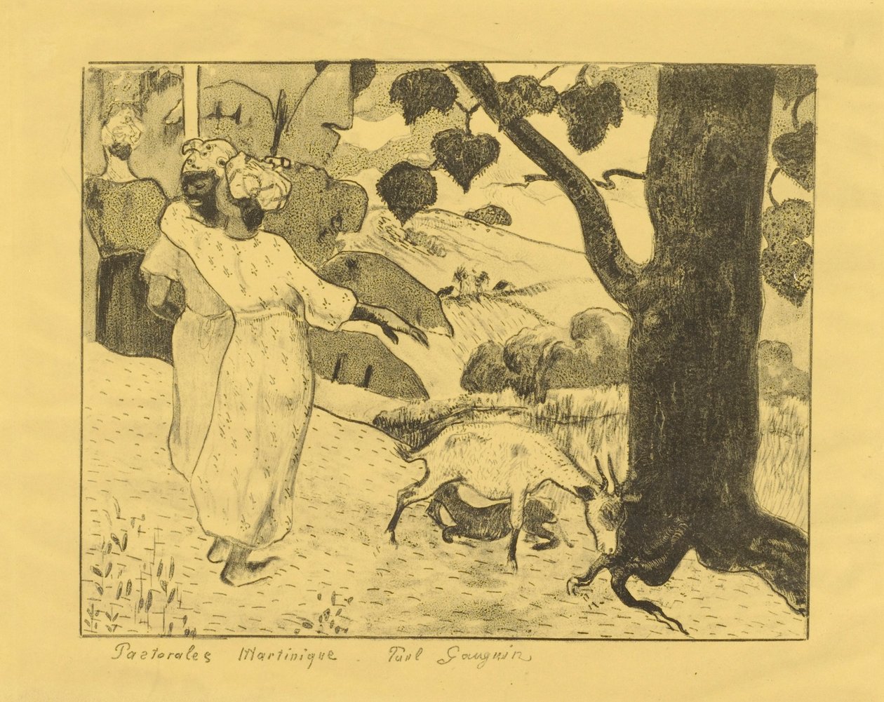 Martinique Pastorals alkotó: Paul Gauguin