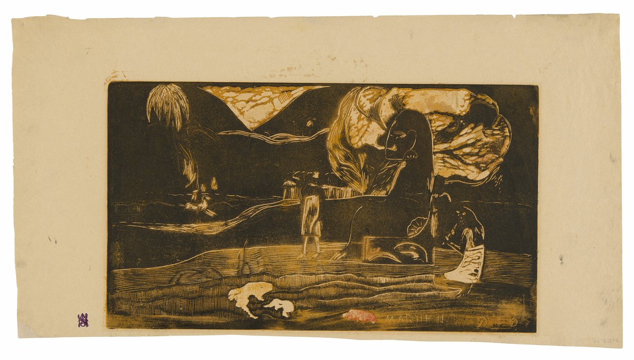 Maruru (Hálafelajánlások), a Noa Noa Suite-ból alkotó: Paul Gauguin