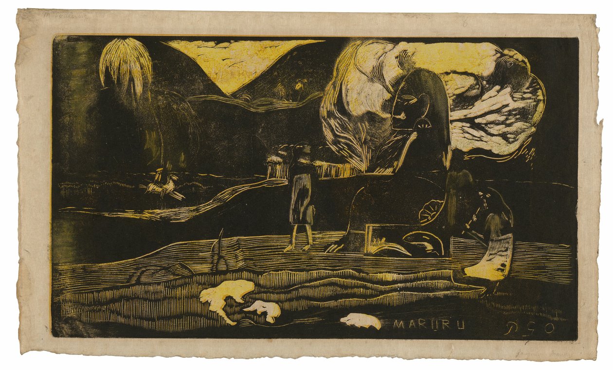 Maruru (Hálafelajánlások), a Noa Noa Suite-ból alkotó: Paul Gauguin