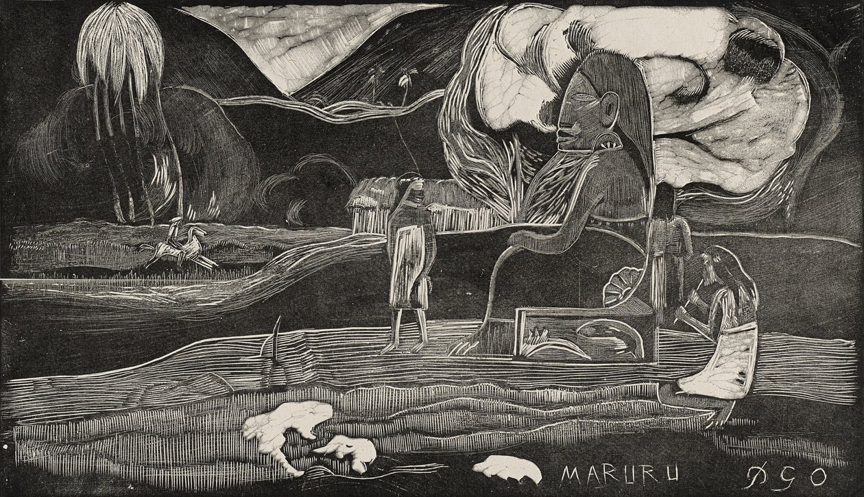 Maruru (hálaadás) alkotó: Paul Gauguin