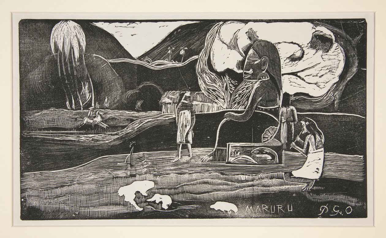 Maruru; Merci – Hálafelajánlás alkotó: Paul Gauguin