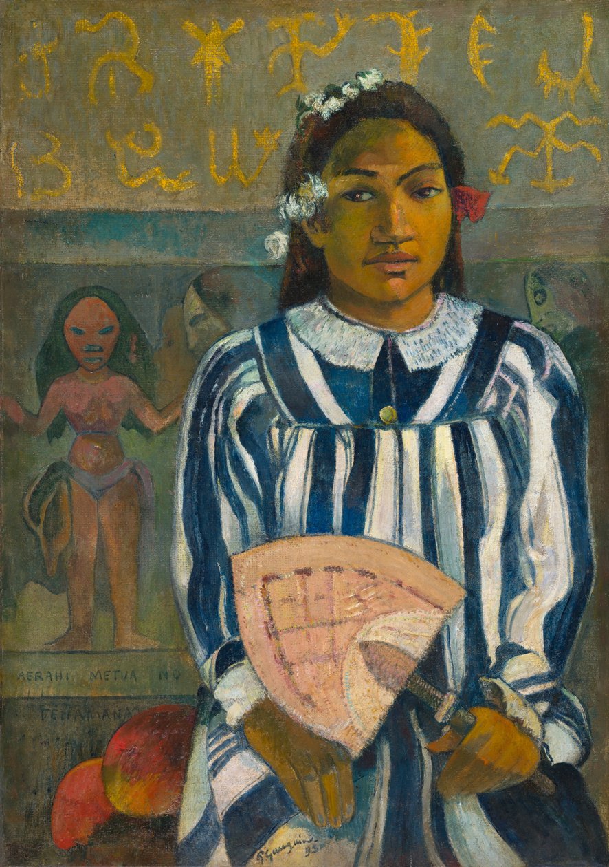 Merahi metua no Tehamana (Tehamana sok szülője van, vagy Tehamana ősei) alkotó: Paul Gauguin