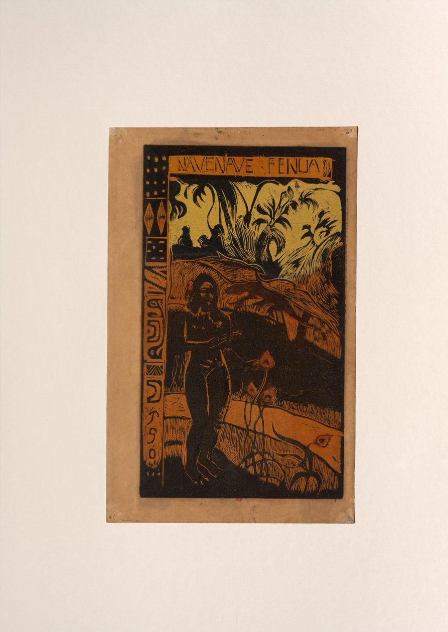Nave Nave Fenua (Köstliches Land) alkotó: Paul Gauguin