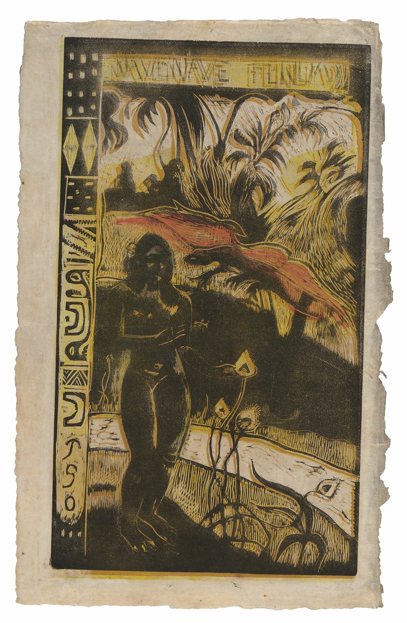 Nave nave fenua (Delightful Land), a Noa Noa lakosztályból alkotó: Paul Gauguin