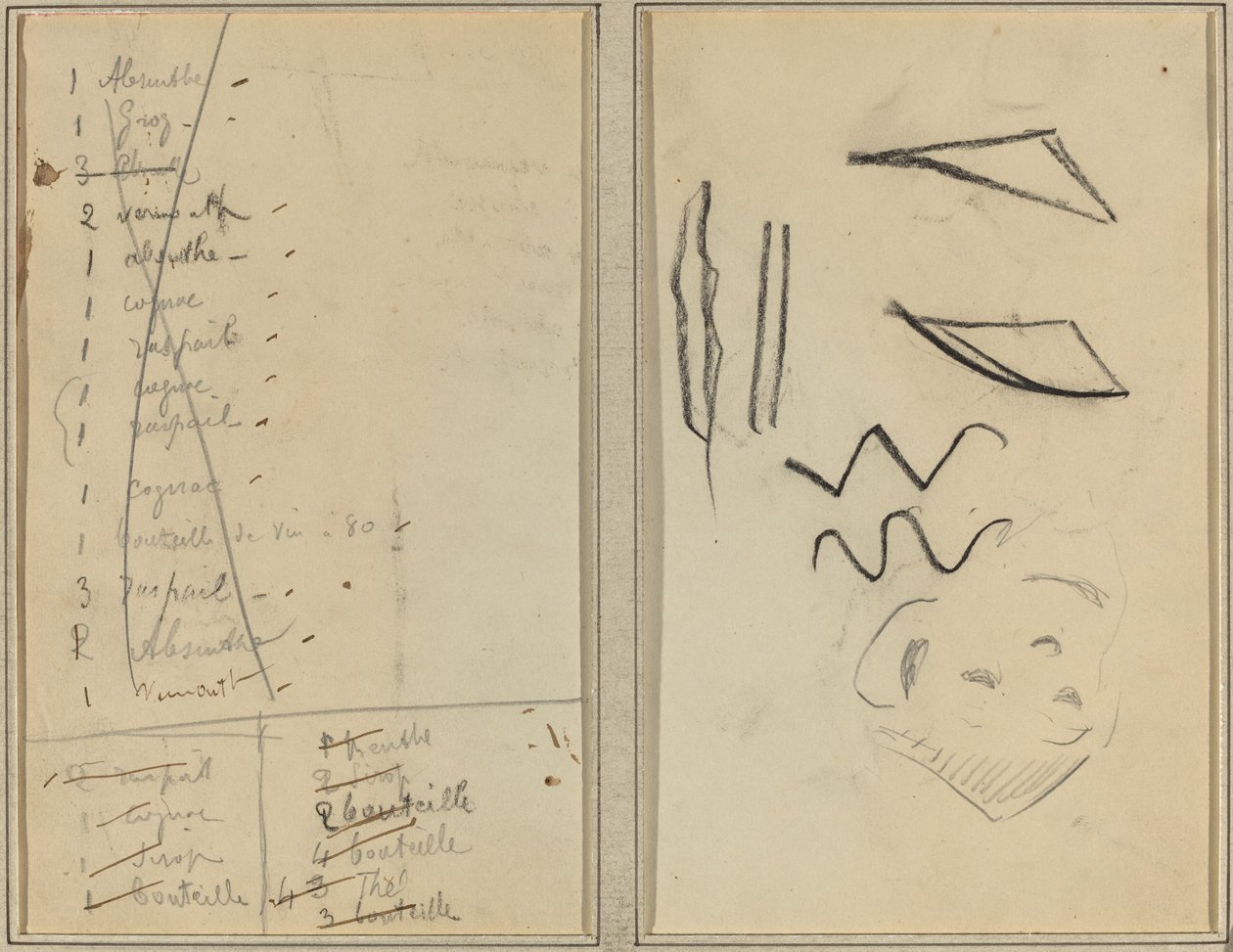 "Neige" (Hó); Útvonal [recto] alkotó: Paul Gauguin