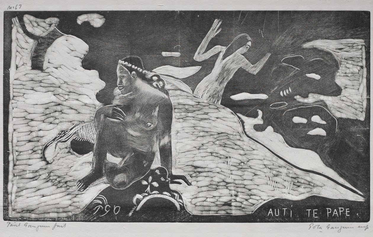 Noa Noa: Nők a folyónál (Auti Te Pape) alkotó: Paul Gauguin