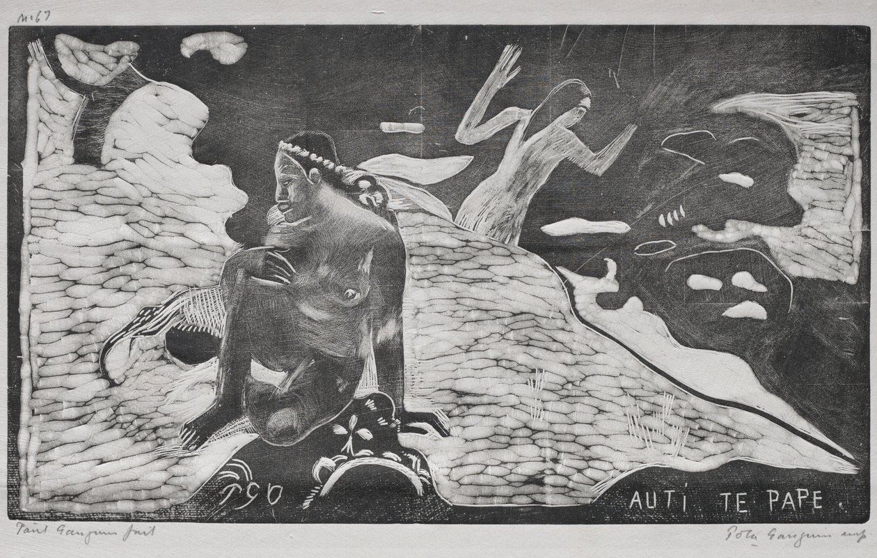 Noa Noa: Nők az Auti Te Pape folyónál, 1893-94. alkotó: Paul Gauguin