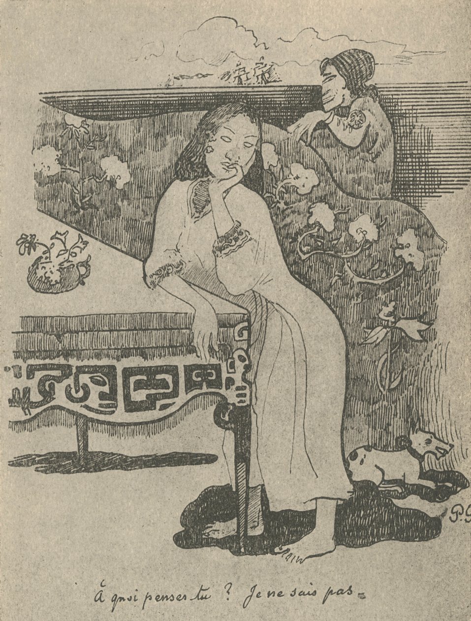 Arról, hogy mit gondolsz, nem tudom, 1936 alkotó: Paul Gauguin