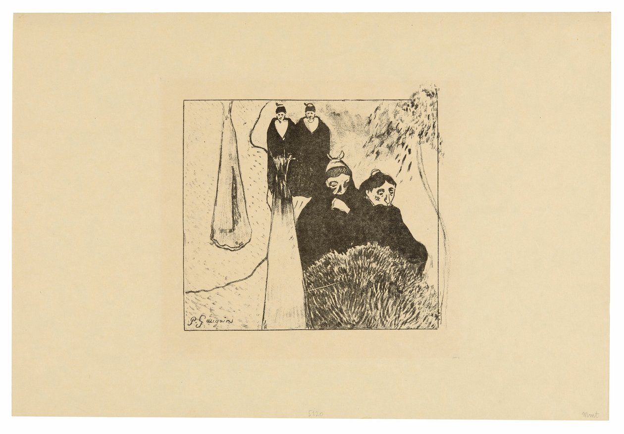 Arles-i öregasszonyok, a Volpini-szvitből alkotó: Paul Gauguin