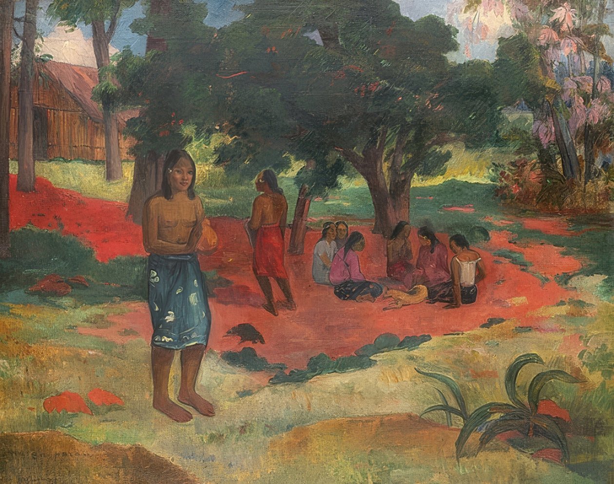 Parau Parau (suttogott szavak). 1892 alkotó: Paul Gauguin