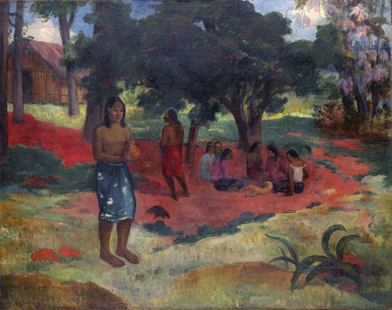 Suttogott szavak alkotó: Paul Gauguin