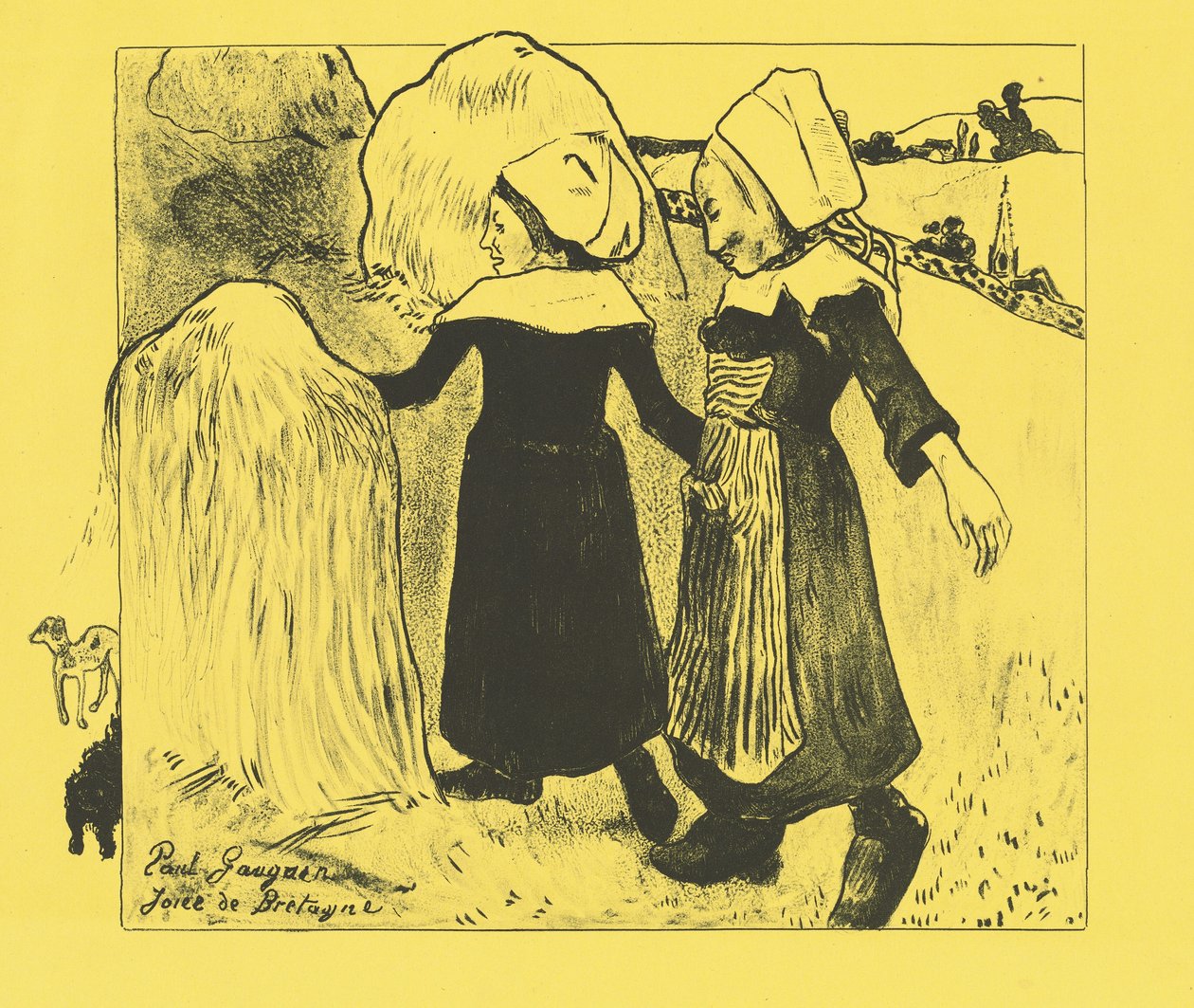 Bretagne örömei (Joies de Bretagne) alkotó: Paul Gauguin