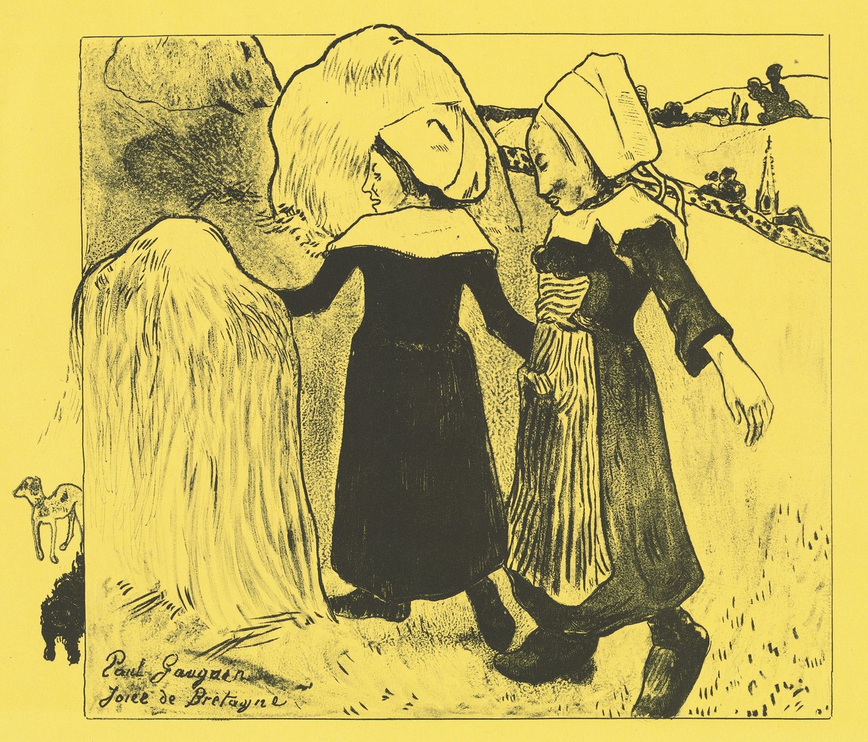 Bretagne örömei Joies de Bretagne, 1889 alkotó: Paul Gauguin