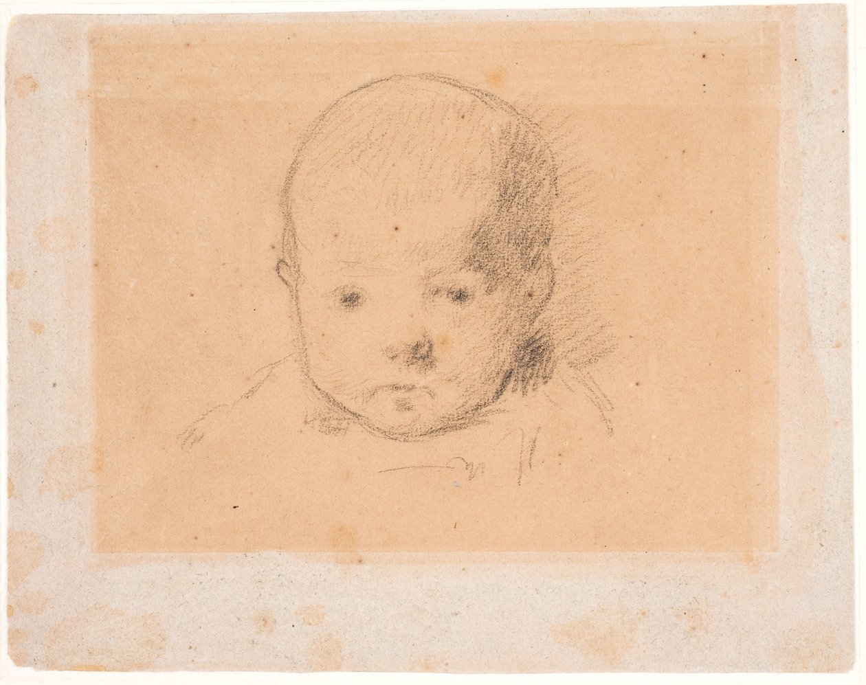 Porträt des Sohnes des Künstlers Clovis, geboren am 10. Mai 1879 alkotó: Paul Gauguin