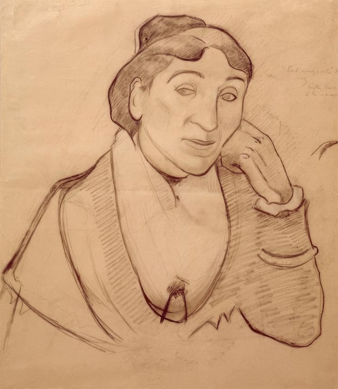Arlesienne portréja alkotó: Paul Gauguin