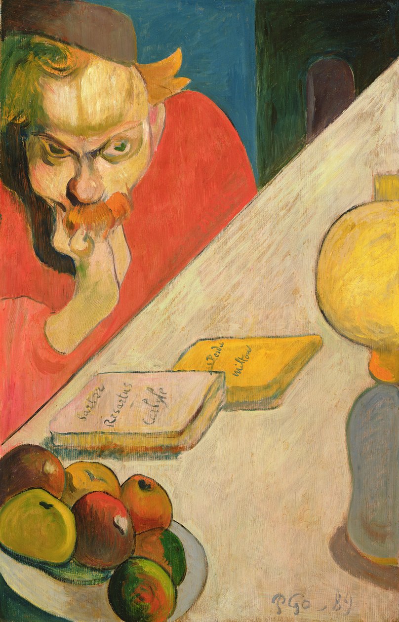 Jacob Meyer de Haan portréja, 1889 (olaj, fa) alkotó: Paul Gauguin