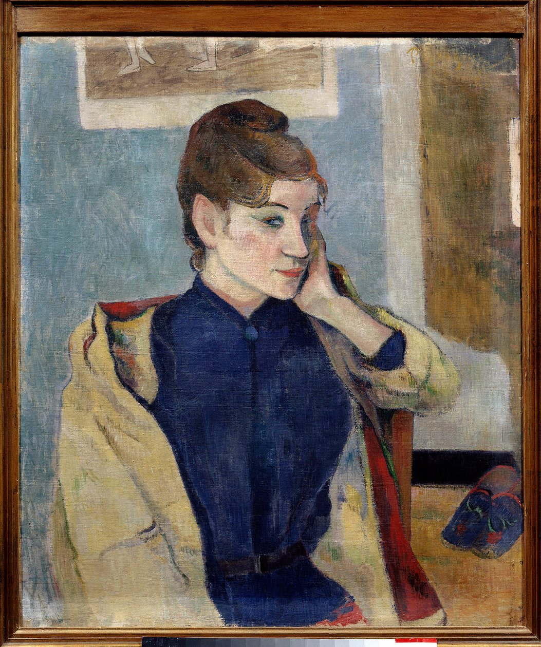 Madeleine Bernard portréja Paul Gauguin (1848-1903) festménye 1888 V. 0,72 x 0,58 m. Grenoble. Szépművészeti Múzeum alkotó: Paul Gauguin