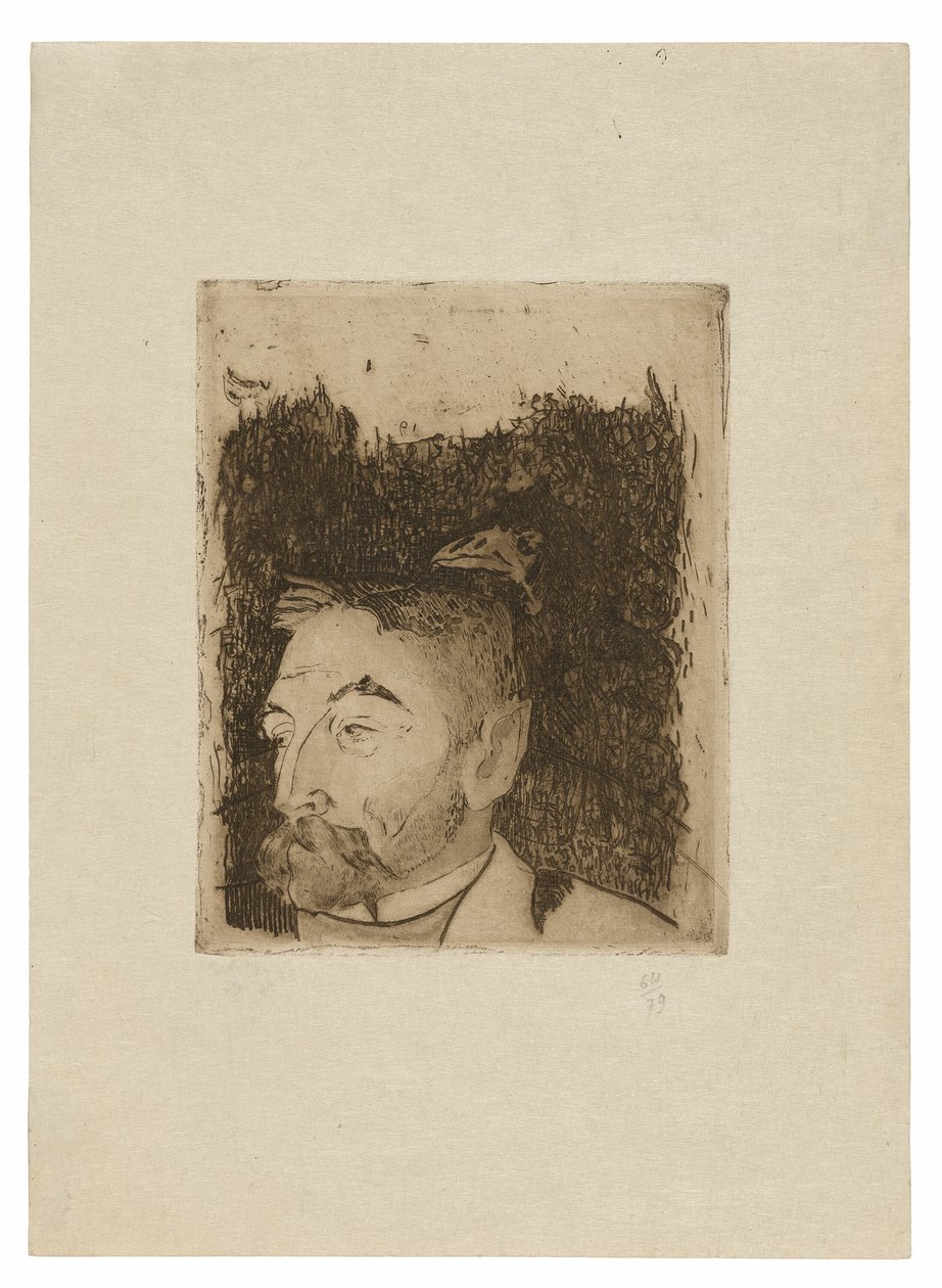 Stéphane Mallarmé portréja alkotó: Paul Gauguin