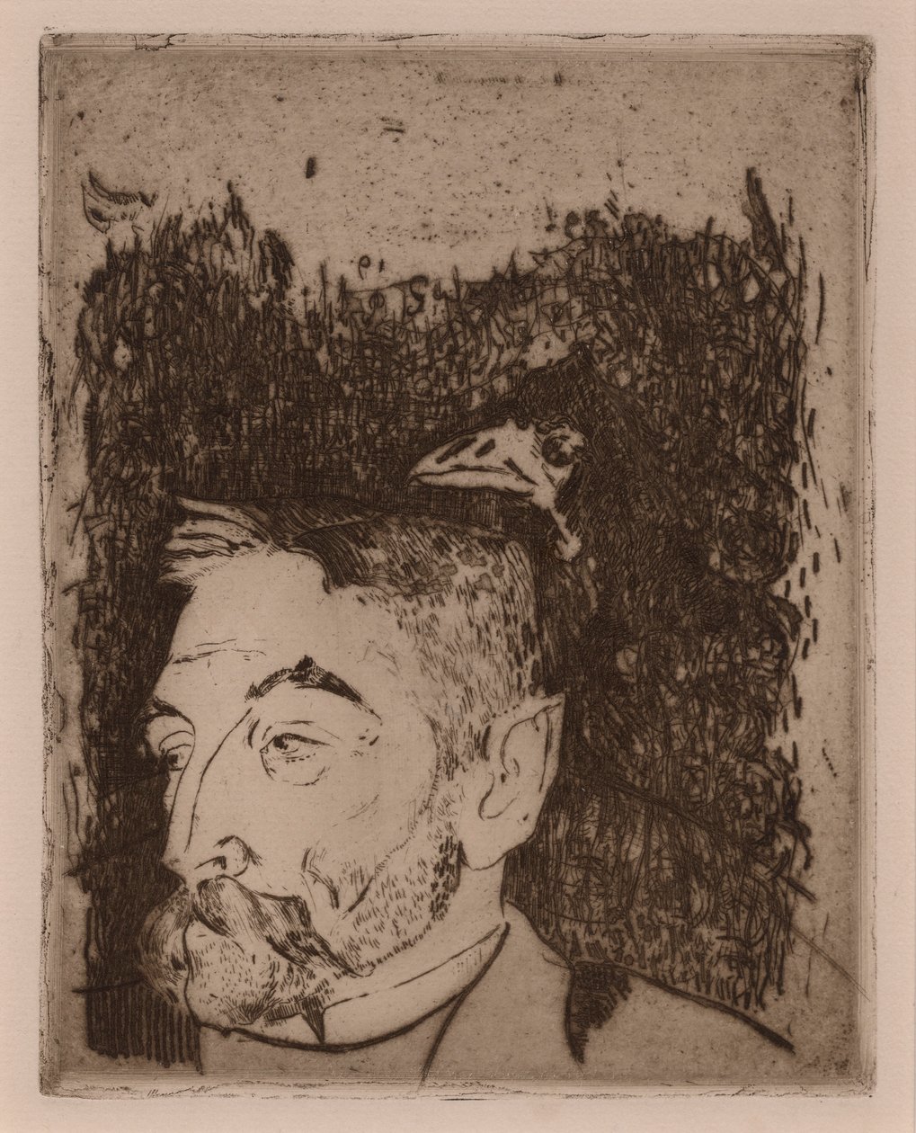 Portré Sat?fane Mallarm? alkotó: Paul Gauguin