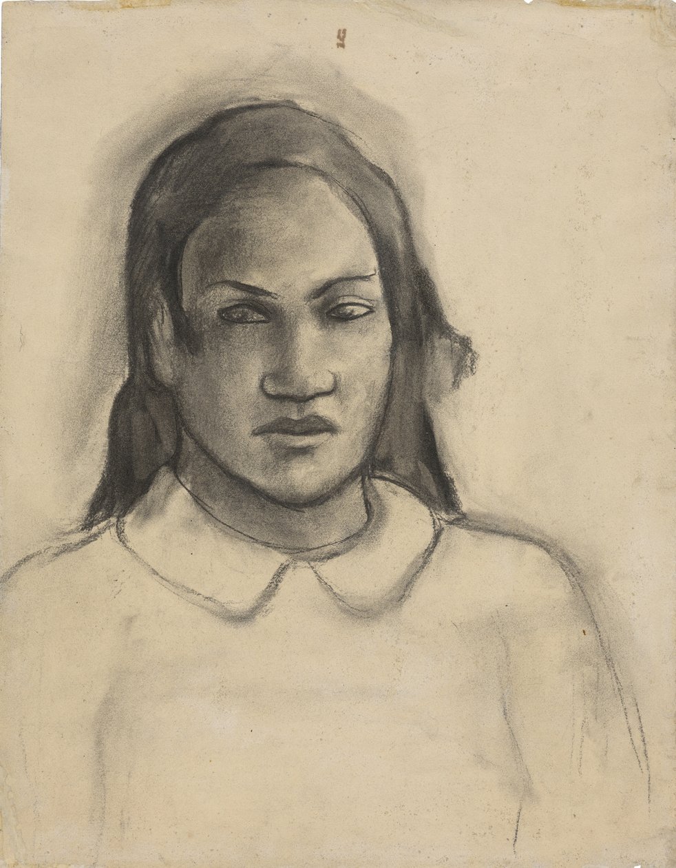 Tehamana portréja, 1891-93 alkotó: Paul Gauguin