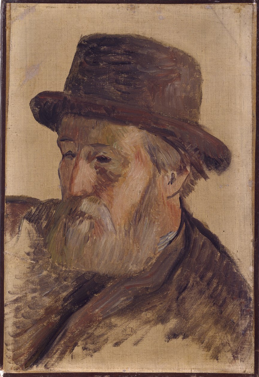 Férfi portréja, 1880 körül (olaj, vászon) alkotó: Paul Gauguin