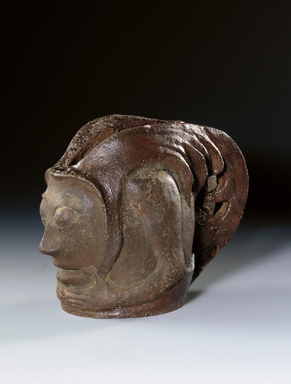 Groteszk fej alakú fazék, 1895 körül alkotó: Paul Gauguin