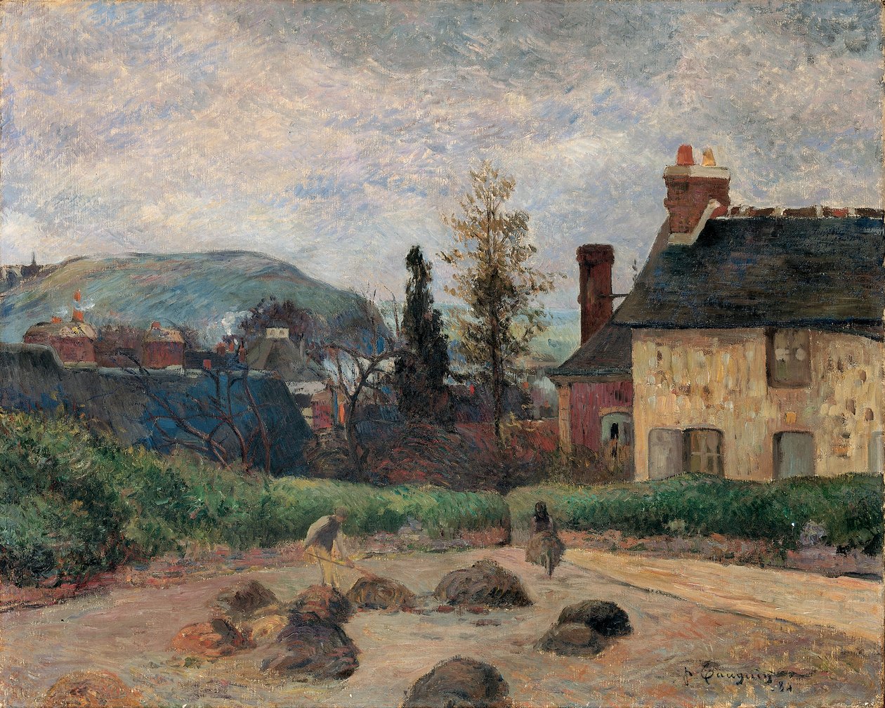 Visszatérés az aratásból, 1884 alkotó: Paul Gauguin