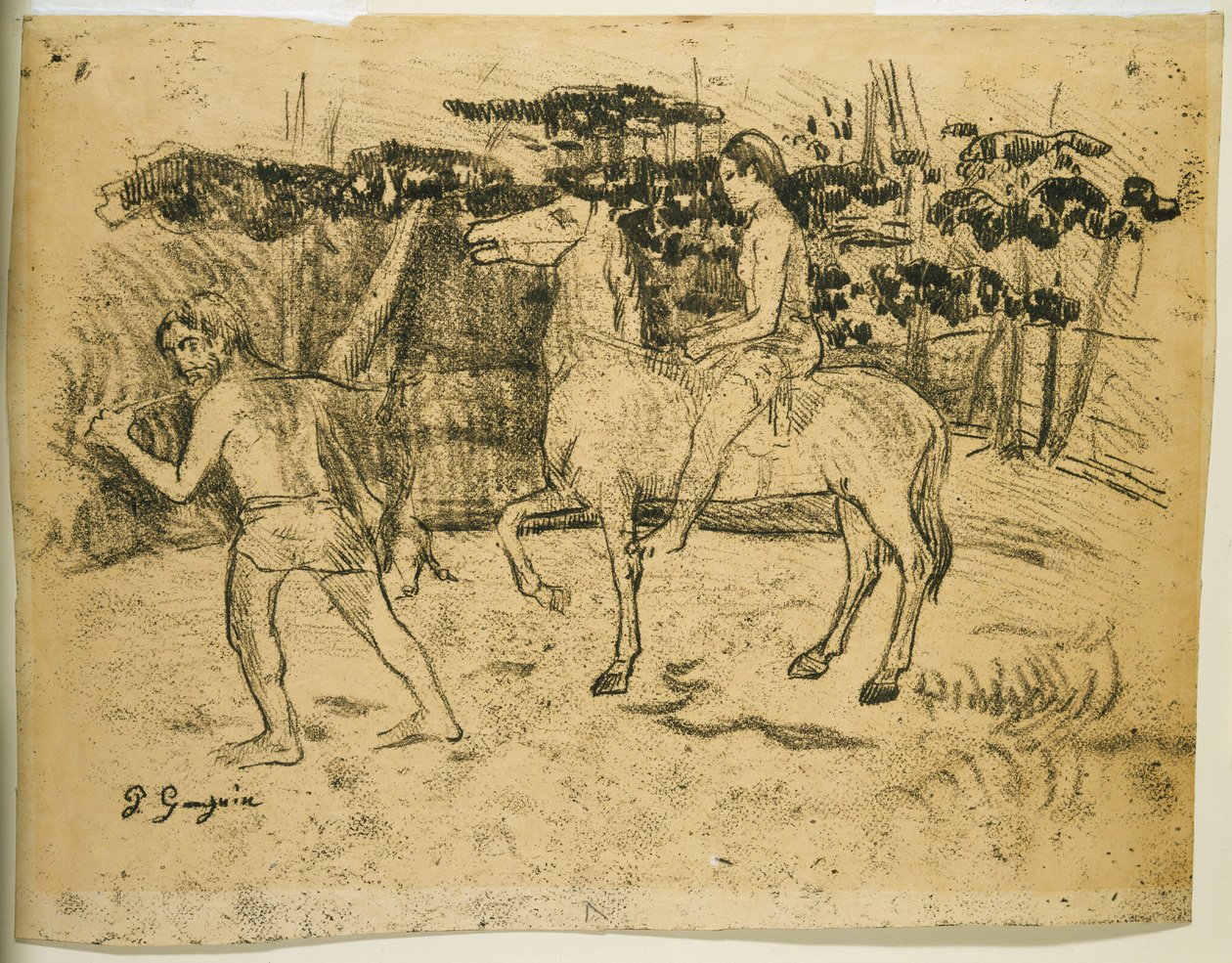 Rückkehr von der Jagd alkotó: Paul Gauguin