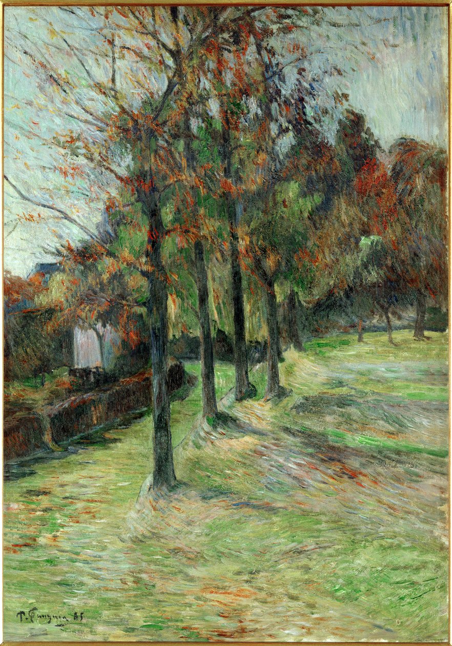 Route de Rouen II (olaj, vászon) alkotó: Paul Gauguin